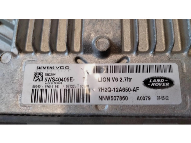 Řídící jednotka 7H2Q12A650AF, NNW507860 Land Rover Discovery 3 - LR3 2007