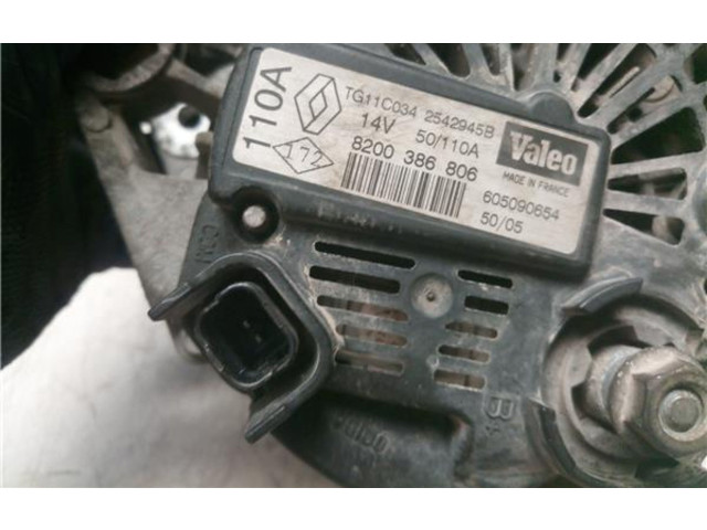 Генератор K9K714, 8200386806 Renault Clio II