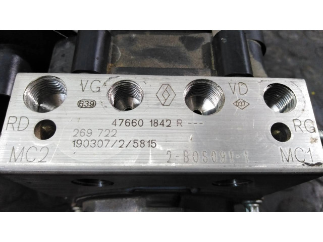 Блок АБС 470001842R, 0265290289 Renault Clio IV 2012-- года