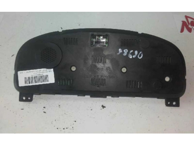 Панель приборов    Chevrolet Meriva       