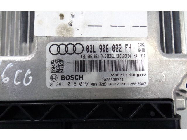 Řídící jednotka 03L906022FH, 0281015015 Audi A6 S6 C6 4F 2009