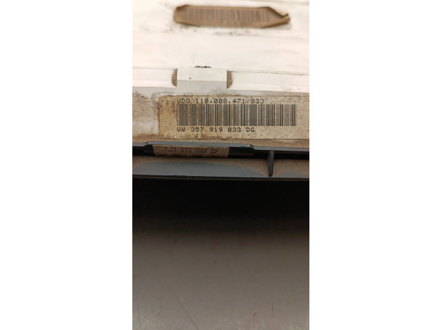 Přístrojová deska Volkswagen PASSAT B3 1991 357919033, 110008471