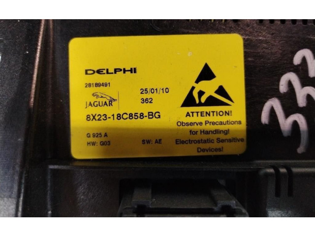 Блок управления климат-контролем 8X23-18C858-BG, 8X23-18C858-BG   Jaguar XF X250