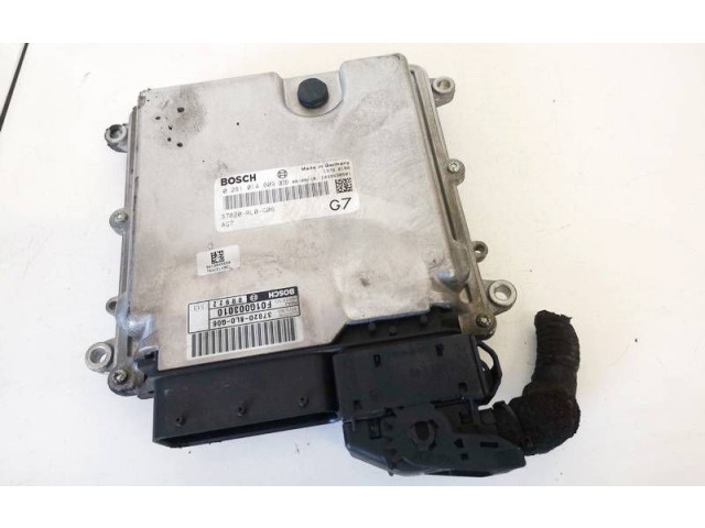 Блок управления двигателя 37820rl0g06, 0281014809 Honda Accord