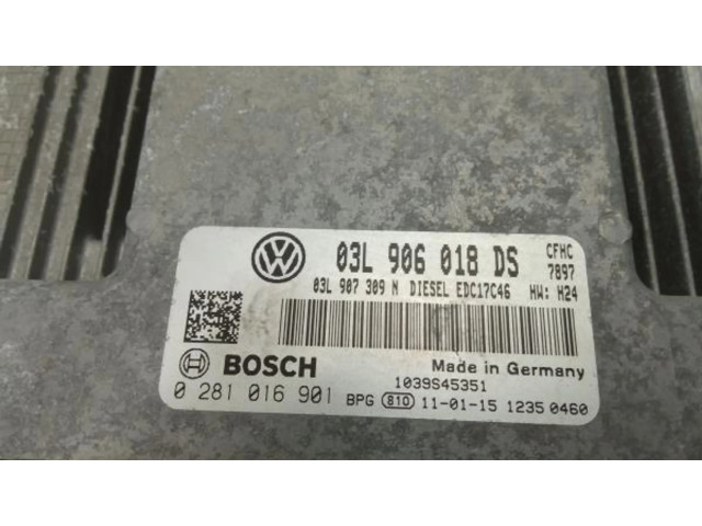 Блок управления двигателя 03L906018DS Volkswagen Touran II