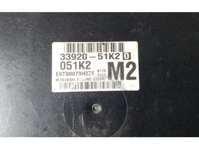 Блок управления двигателем Блок управления 3392051K2, 051K2   Opel Agila B