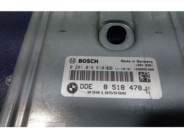 Řídící jednotka 8518478, 8518478 BMW 6 F12 F13 2011