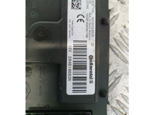 Блок комфорта 284B18663R   Dacia Duster   