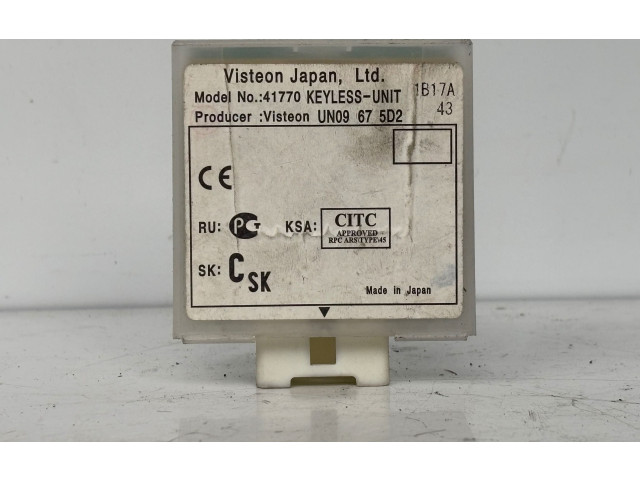 Блок управления UN09675D2, 1B17A   Ford Ranger