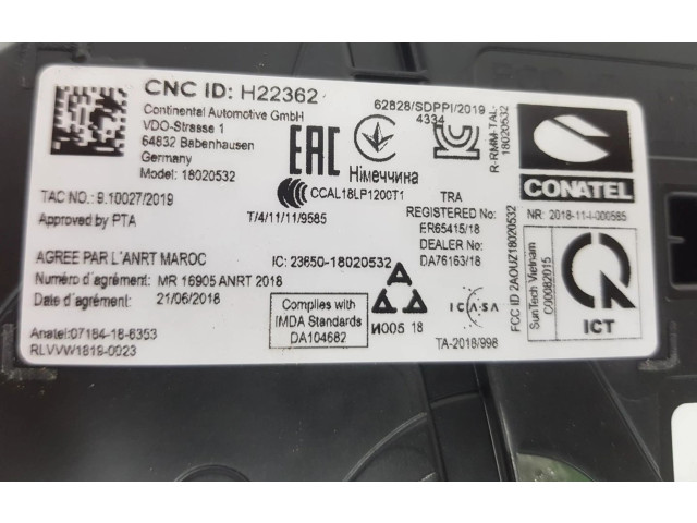 Přístrojová deska Volkswagen Transporter - Caravelle T6 2023 7LA920741A, 7LA920741A