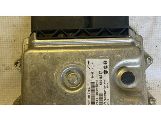 Блок управления двигателя 51918357 Peugeot Bipper