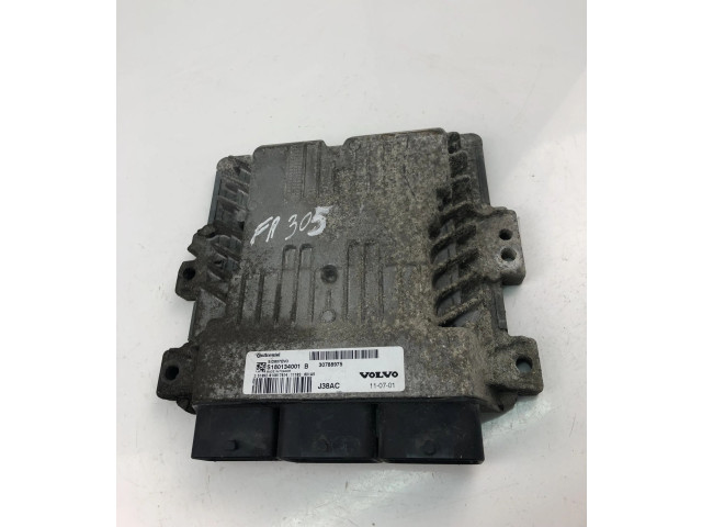 Блок управления двигателем Блок управления 30788975, S180134001B Volvo V50