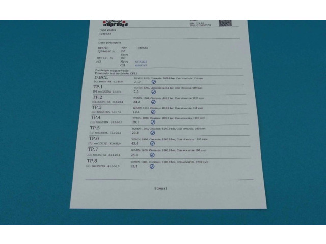 Vstřikovač EJBR01801A, IMPRK1080333 Nissan Almera N16