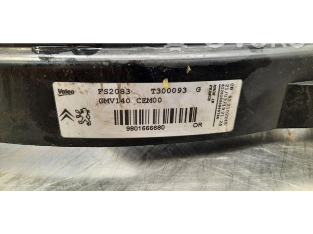 Комплект вентиляторов     9801666680    Peugeot 2008 I 