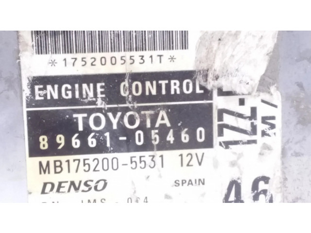 Řídící jednotka 8966105460, MB1752005531 Toyota Avensis T220 2000