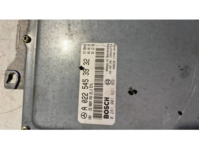 Блок управления двигателя A0225453932, 0281001621   Mercedes-Benz E W210