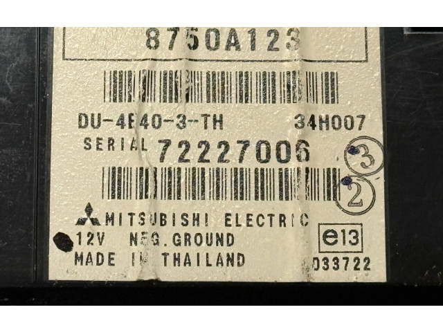 Дисплей 8750A123, 4H40411 Mitsubishi Colt