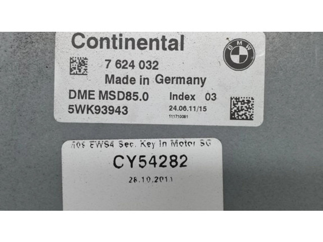 Řídící jednotka 7624032, 5WK93943 BMW 7 F01 F02 F03 F04 2009
