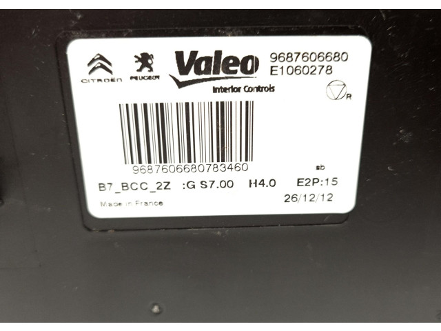 Модуль блока управления кондиционером 9687606680, 9687606680 Citroen DS4