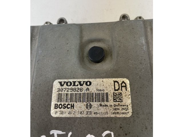 Блок управления двигателем Блок управления 30729826A, 0281012103   Volvo V70