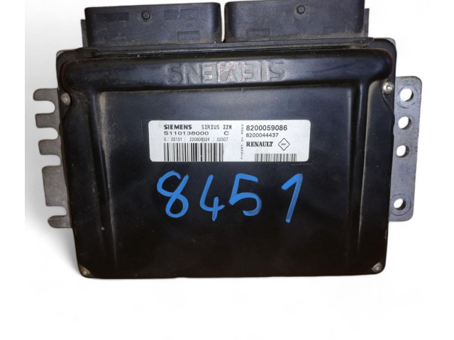 Блок управления двигателя S110138000C, S110138000C   Renault Twingo I
