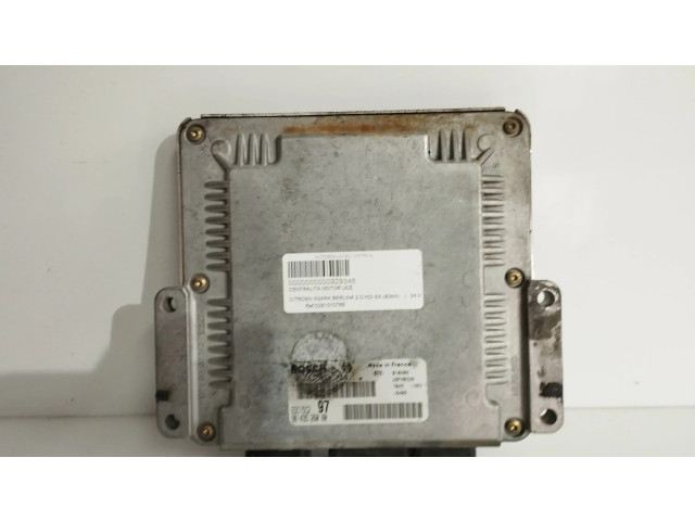 Блок управления двигателя 0281010766, 9643526080 Citroen Xsara