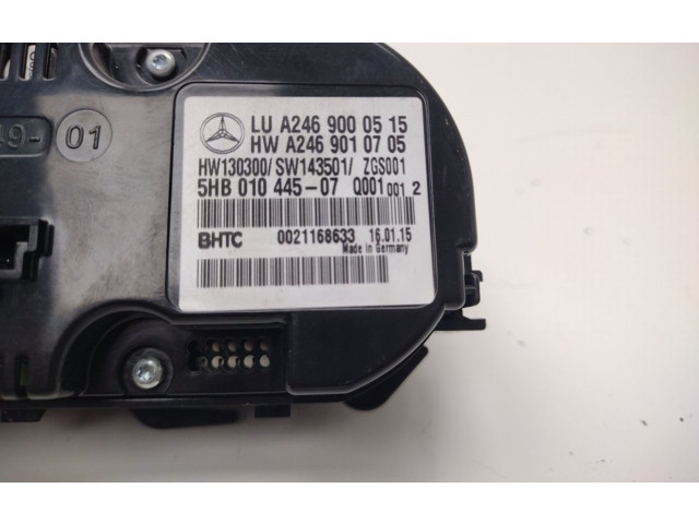 Блок управления климат-контролем 5HB010445   Mercedes-Benz A W176