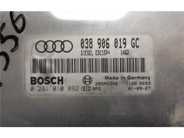 Блок управления 038906019GC, 0281010892 Audi A3 S3 8L