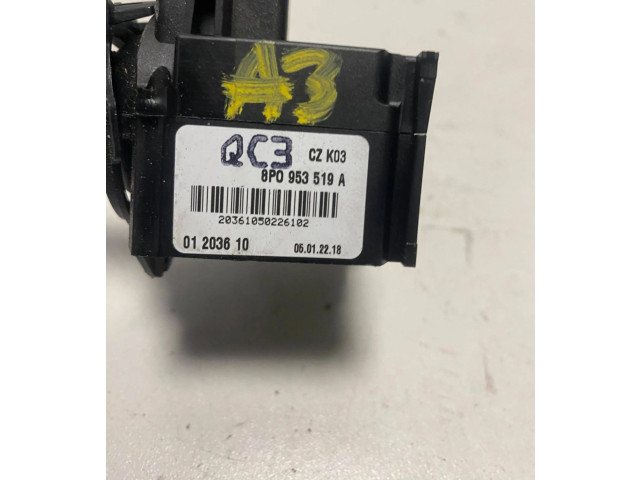 Ручка стеклоочистителей 8P0953519A, 01203610   Audi A3 S3 8P