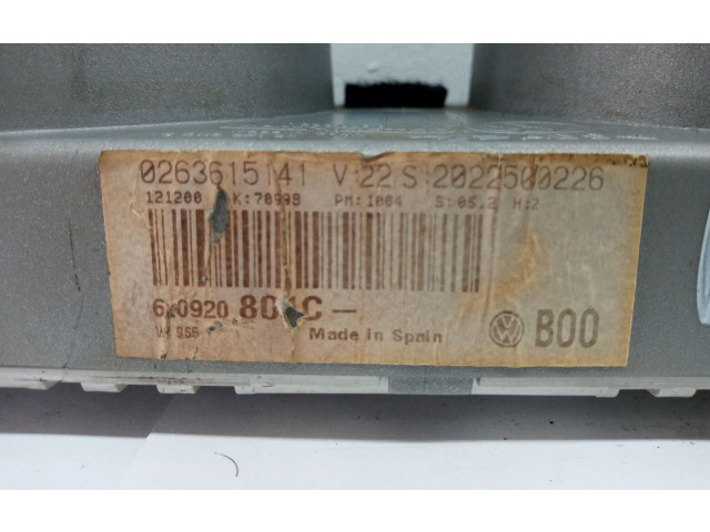 Панель приборов 0263615141, 6X0920801C Volkswagen Lupo
