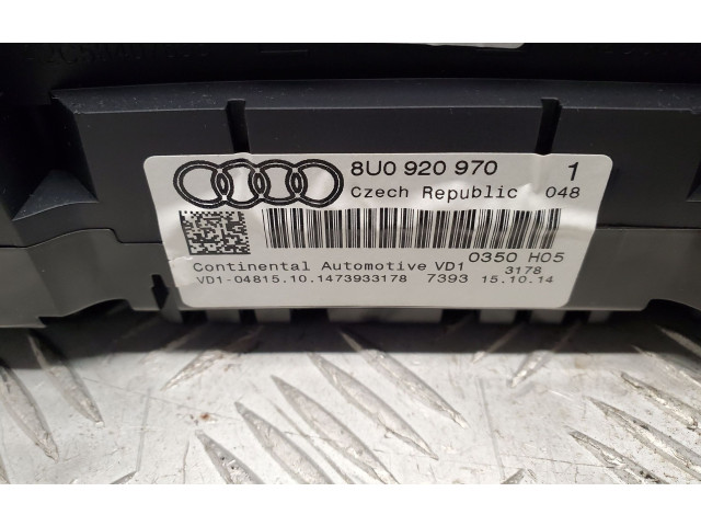 Панель приборов 8U0920970   Audi Q3 8U       