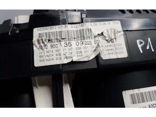 Přístrojová deska Mercedes-Benz E C207 W207 2010 A2129003509