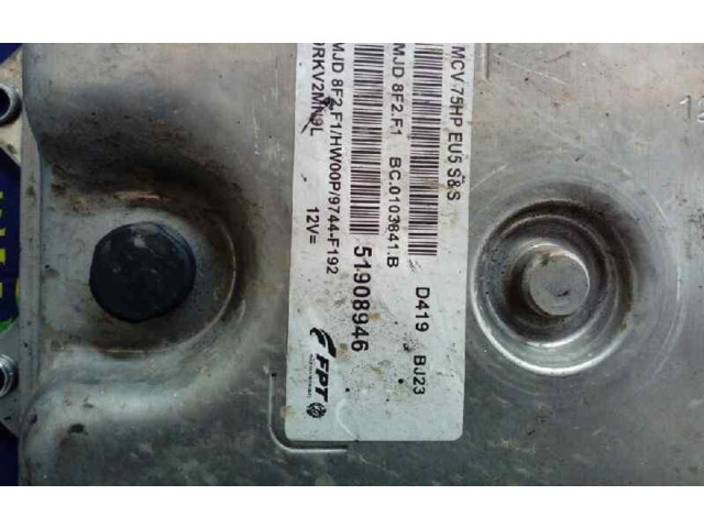 Блок управления двигателя 51908946, 9RKV2MN9L Citroen Nemo