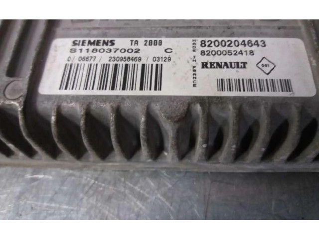 Блок управления коробкой передач 8200204643   Renault Clio II