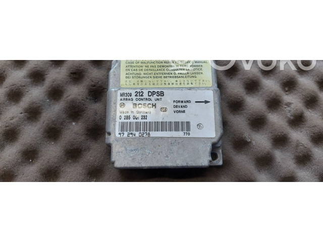 Блок подушек безопасности MR309212, 0285001232 Mitsubishi Carisma