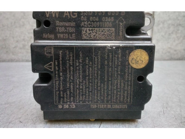 Блок подушек безопасности 34D959655B, 34D959655B   Skoda Rapid (NH)