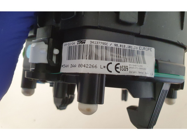 Подушка безопасности водителя 98012181ZD, 34137795C   Citroen C4 Cactus