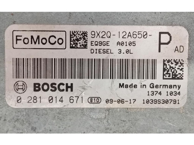 Блок управления впрыском 9X2Q-12A650-P, 9X2Q-12A650-P Jaguar XJ X350