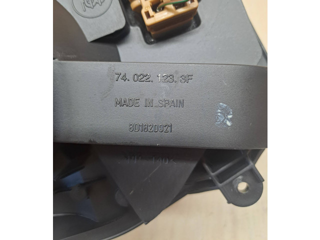 Вентилятор печки 740221233F, 8D1820021 Skoda Superb B5 (3U)