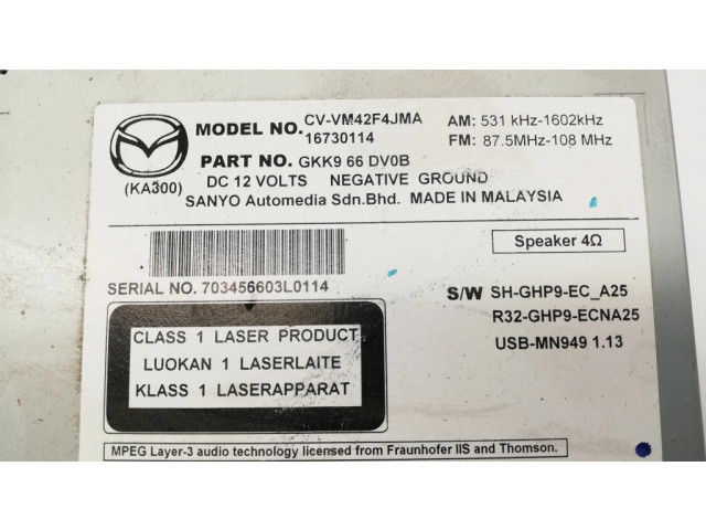 Радио/ проигрыватель CD/DVD / навигация