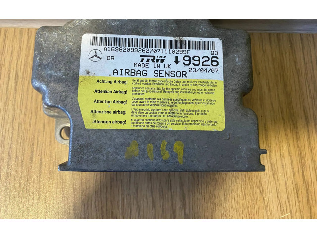 Блок подушек безопасности A1698209926, 9926   Mercedes-Benz A W169