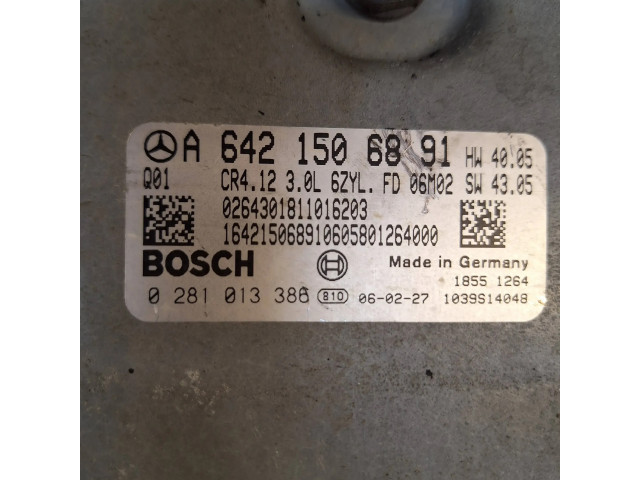 Комплект блоков управления A6421506891, 1039S14048 Mercedes-Benz R W251