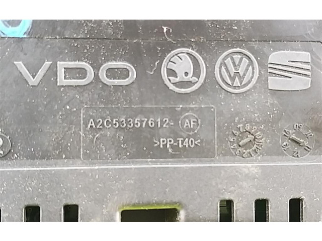 Панель приборов 5J0920811D Skoda Fabia Mk2 (5J)