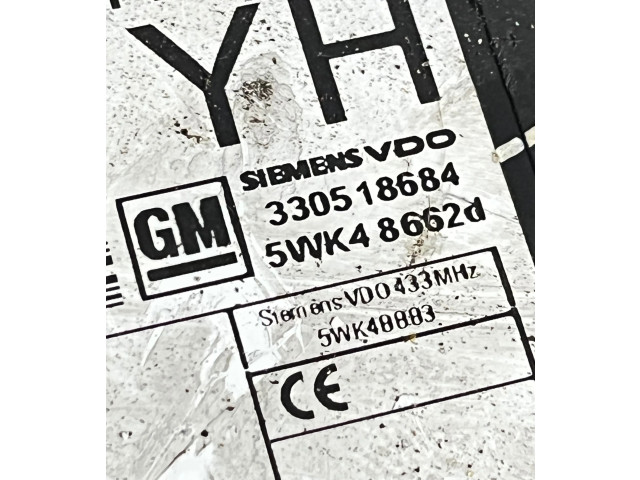 Блок комфорта 330518684, 5WK48083   Opel Meriva A   