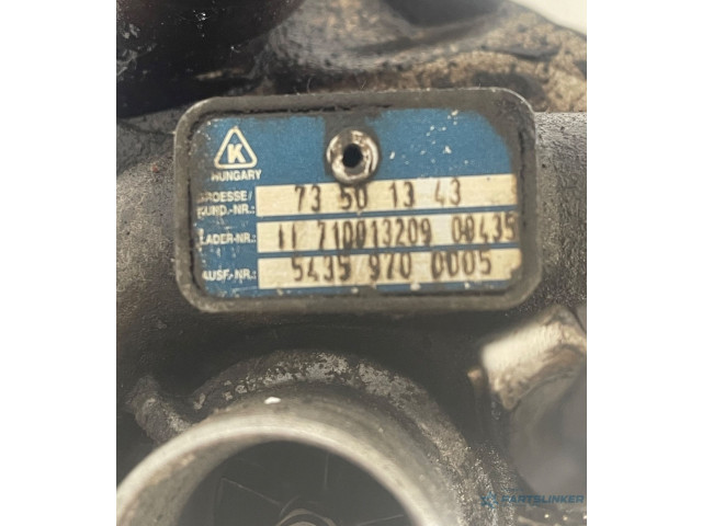 Turbodmychadlo Турбина 54359700005, 73501343   Fiat Punto (188)   