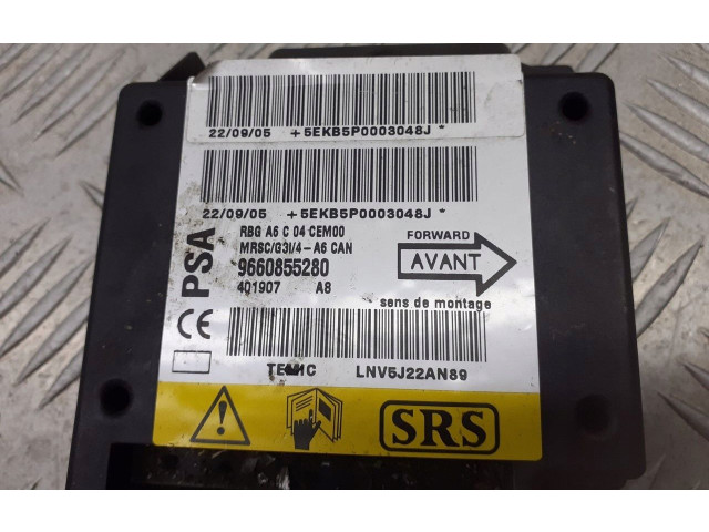Блок подушек безопасности 9660855280   Citroen C2