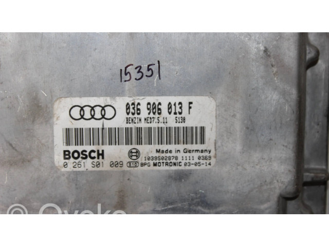 Блок управления двигателя 036906013F, 1039S02878 Audi A2
