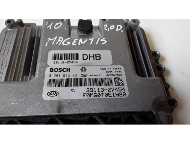 Блок управления двигателя 0281015731, 3911327454 KIA Magentis