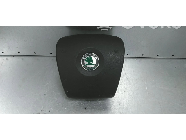 Подушка безопасности водителя 5J0880201D, 5J0880201   Skoda Fabia Mk2 (5J)