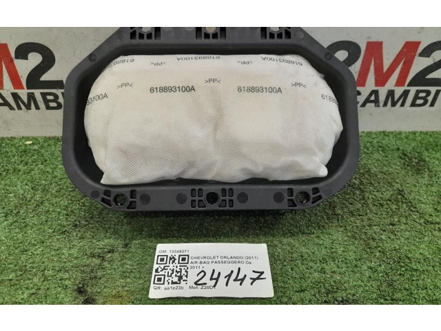 Подушка безопасности пассажира 13349271, 13349271   Chevrolet Orlando